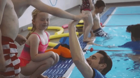 High Five Chris Cook Swimmer